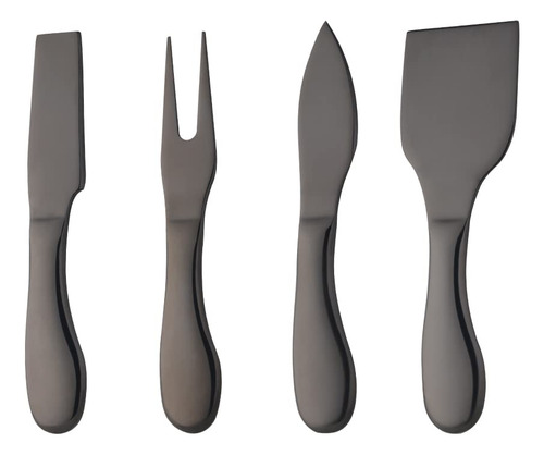 Juego De Cuchillos Para Queso De 4 Piezas, Acero Inoxidable