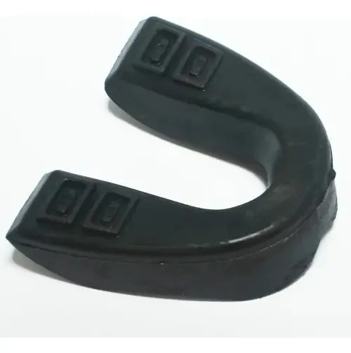 Protetor Bucal Profissional Arcada Superior Muay Thai Boxe Cor Preto Sabor Sem sabor