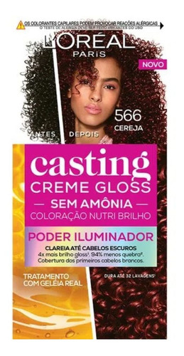 L'oréal Casting Gloss Tonalizante 566 Cereja