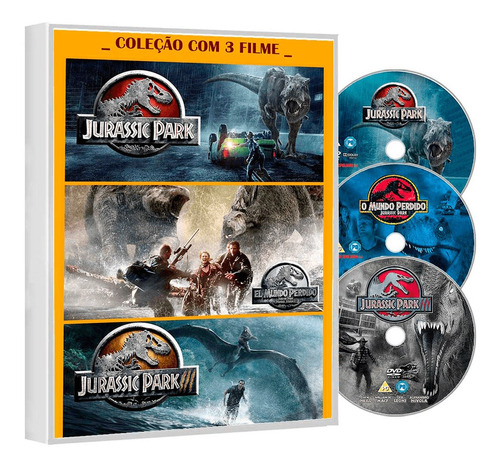 Jurassic Park - Trilogia 3 Filmes Dvd