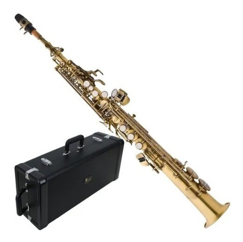 Sax Soprano Eagle Sp502 Vg Envelhecido 