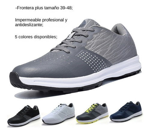 Zapatos De Golf Impermeables De Talla Grande, Zapatos De Ent