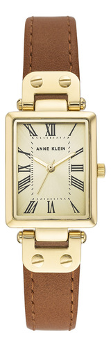 Reloj Anne Klein Ak/3752 Con Correa De Piel Y Lentes Mineral