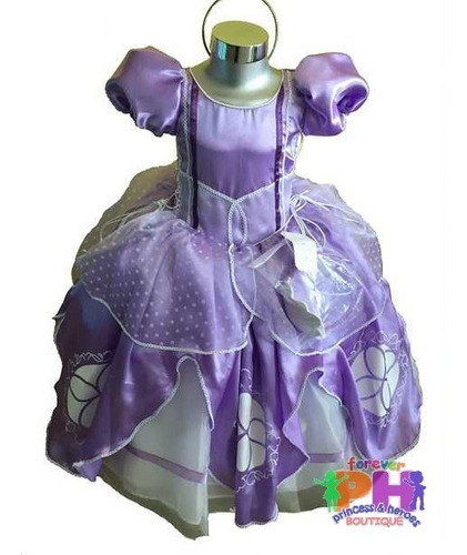 Vestido Disfraz De Princesa Sofía. Princesita Sofía.