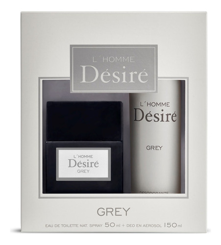Desire Edt Grey+deo Spray Pack [50+150ml