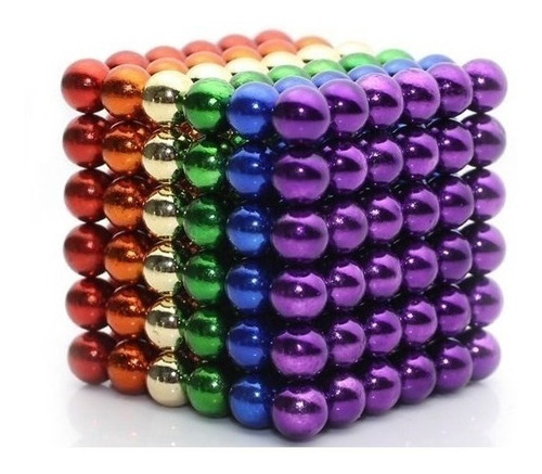 Neocube Buckyballs 216 Esferas 5 Mm Iman Neodimio Colores