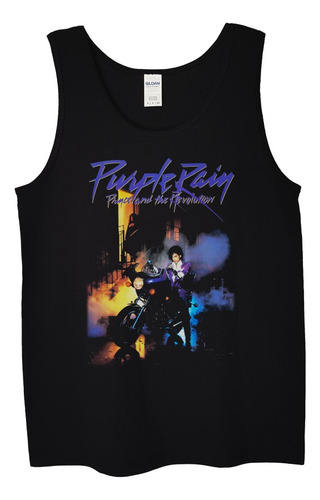 Polera Musculosa Prince Purple Rain Pop Abominatron