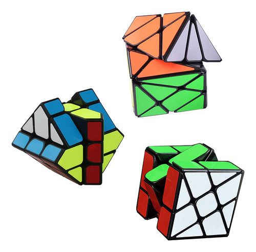 Juego De Cubos De Velocidad 3 Unidades 3x3 Y Windmill Color De La Estructura