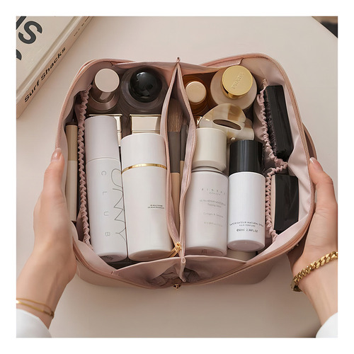 Large Capacity Makeup Bag Port Cosmetic Bag Color Fix