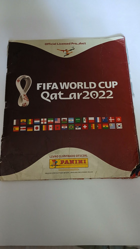 Álbum Figurinhas Copa Do Mundo Qatar 2022 Incompleto (Usado)