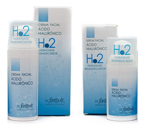 Serum Y Crema Facial Con Acido Hialuron Pack  Dr. Fontbot