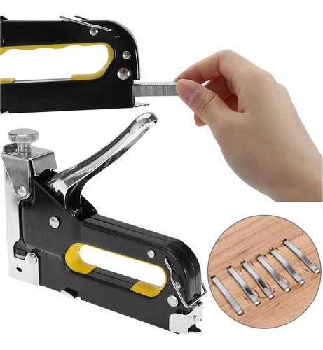 Engrapadora Metalica Para Tapizar Madera Regulable 4-14mm