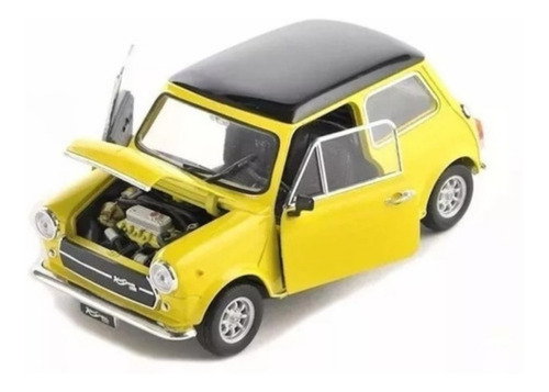 Antiguo Auto Mini Cooper 1300 Welly 1/24 De Metal  La Plata