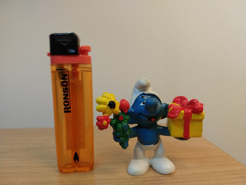 Pitufo Travieso 1978 Peyo Trickster Smurf Pitufos Smurfs (Usado)