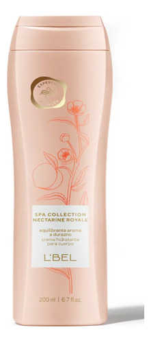 L'bel Crema Hidratante Spa Collection Nectarine 200ml.