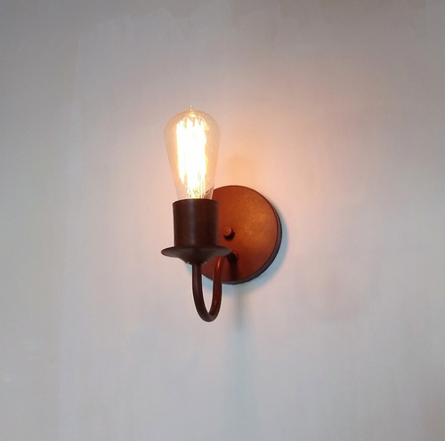 Lampara Aplique Industrial Metal E27 Led Cod 461