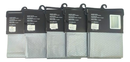 N+ Plástico Monocromo Cortina De Ducha Grid Estilo 180*180cm Gris