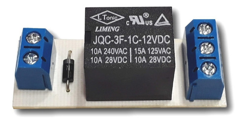 Imagen 4 de 6 de Placa Plaqueta Relay Inversor Universal 12v Accesos Cronos