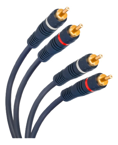 Kit 2 Cable Rca 2 Plug A 2 Plug De 3,6 M 254-220