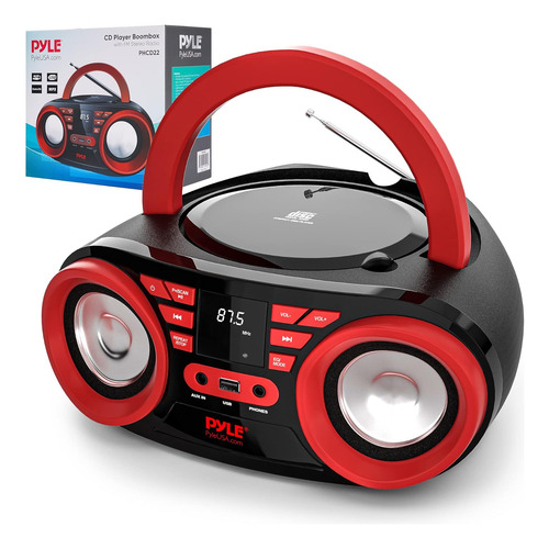 Reproductor De Cd Portátil Bluetooth Pyle-home Phcd22