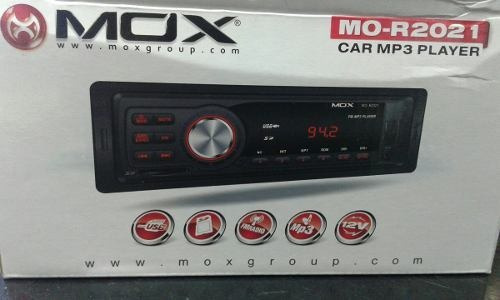 Som automotivo Mox MO-R2021 com USB e leitor de cartão SD