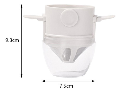 3 Filtro De Café Plegable Mini Cono De Filtro Con Taza