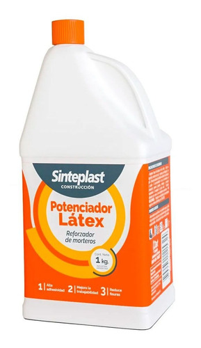 Potenciador Latex Mortero Sinteplast X 1 Kg Fluido Latex Eg