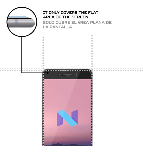 Protector De Pantalla Antishock Para Vernee Mars Pro