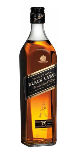 Whisky Johnnie Walker Black Label  750ml Etiqueta Negra