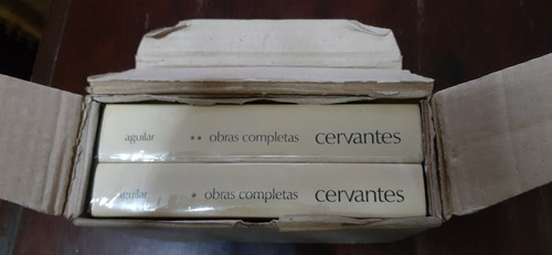  Obras Completas Miguel De Cervantes Saavedra, (aguilar) 2 T