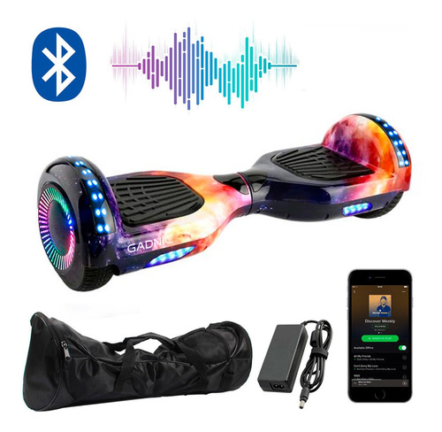 Scooter Balance Bluetooth Hoverboard Patineta Electrica Luz