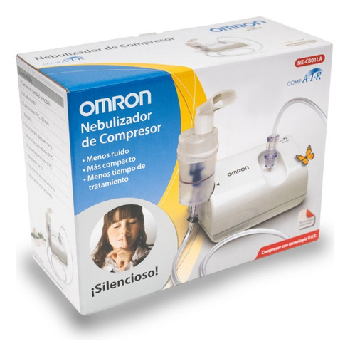 Nebulizador Omron Ne-c801la Compresor Blanco 127v Blanco
