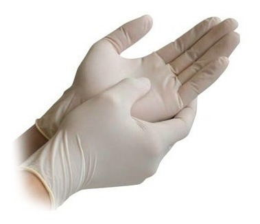 Guantes Latex Descartables Esteriles Caja 100 Un Microcentro