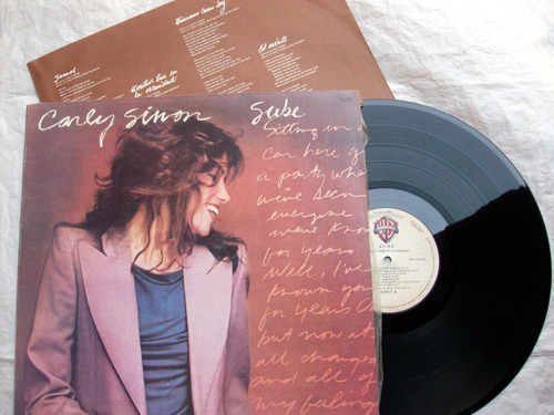 Carly Simon - Sube ( Come Upstairs ) Vinilo 1980 Pop Rock Ex