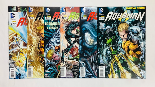 Aquaman Johns Reis Editorial Televisa 6 Números Lote (Usado)