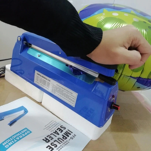 Imagen 3 de 5 de Selladora De Fundas Plasticas Manual D 30cm Gratis Repuestos