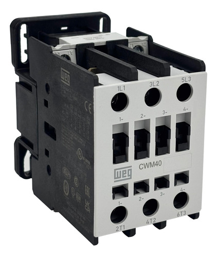 Contator 40a 220v 15cv 0na/0nf Weg - Cwm4000