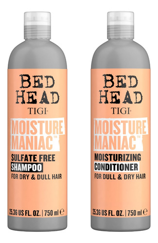 Tigi Bed Head Moisture Maniac Kit Shampoo + Enjuague Grande