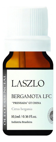 Óleo Essencial De Bergamota (lfc) 10,1ml Gt China - Laszlo