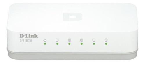 Switch D-link 5 Puertos 10-100 Mbps Rj45  De Mesa Des-1005a