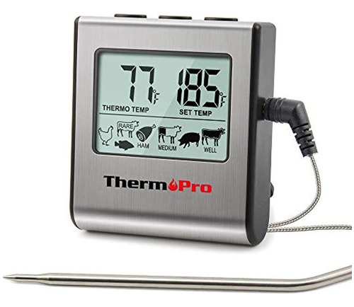 Cocina Digital Lcd Thermopro Tp16 grande De Cocción