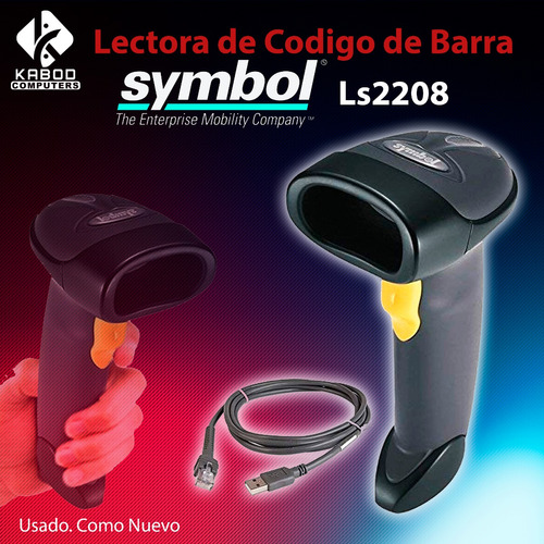 Lector De Código De Barras  Symbol Ls2208 