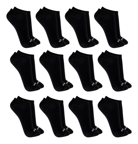 Kit 12 Pares Meia Mash Cano Curto Active Algodão Esportiva