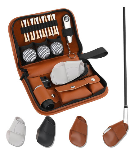 Kit De Accesorios De Golf Con Bolso De Alto Grado, Pelotas D