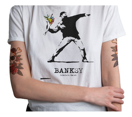 Polera Banksy Arte Artista Obra Hombre Mujer Moda Moderno