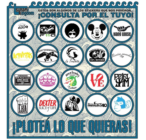 Stickers / Calcomanías / Vinilos. Personalizados!!!