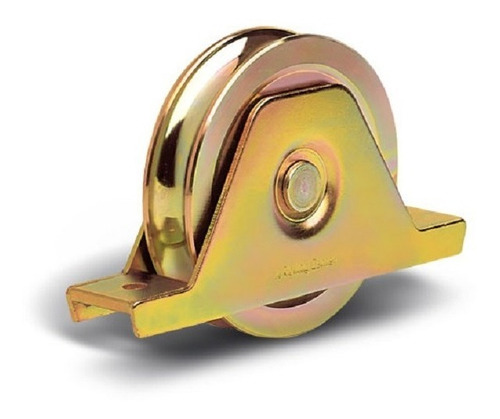 Rodamiento Porton 90mm Canal U Nylon C/soporte 300kg