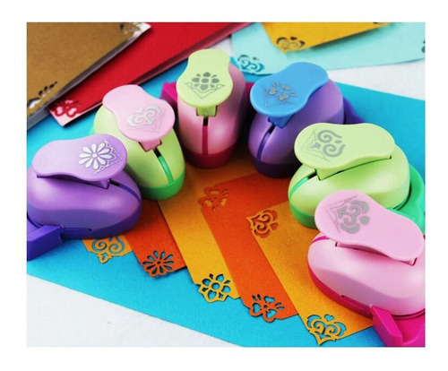 Imagen 5 de 6 de Perforadora Sacabocado Esquinero Scrapbooking Curva Doble 14