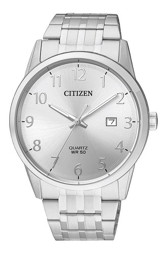 Reloj Citizen Clásico Acero Original Hombre Time Square