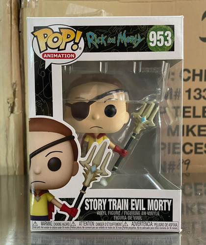 Funko Pop! R&m - Story Train Evil Morty #953 Caja Dañada
